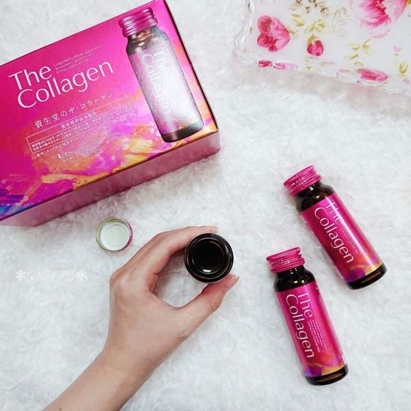 NƯỚC UỐNG THE COLLAGEN SHISEIDO NỘI ĐỊA NHẬT MÀU TÍM (HỘP 10 CHAI) DATE 6.2025