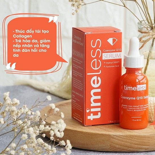 SERUM TIMELESS CHỐNG LÃO HÓA Q10 (CAM)