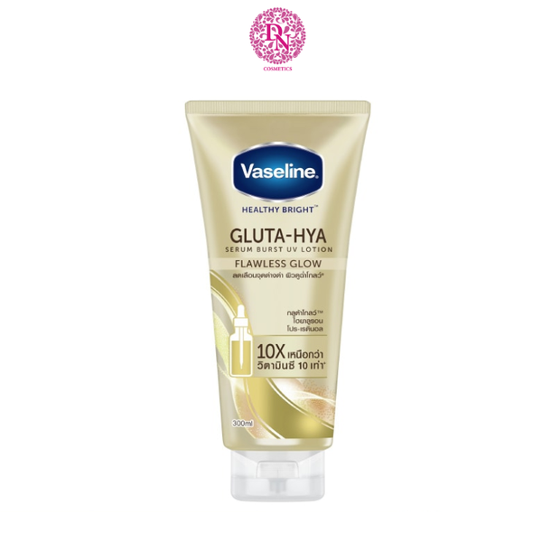 DƯỠNG THỂ TRẮNG DA VASELINE HEALTHY BRIGHT GLUTA-HYA SERUM BURST UV LOTION 10X 330ML