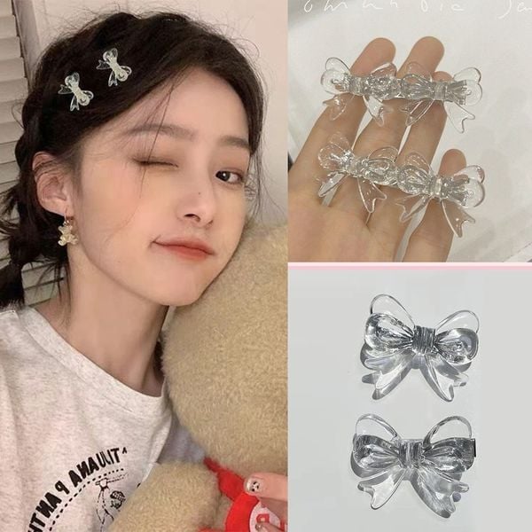 KẸP TÓC NƠ TRONG SUỐT HAIR CLIP - HC2 - HC2.6