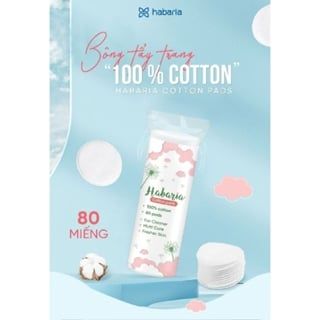 BÔNG TẨY TRANG HABARIA COTTON PADS CÂY TRÒN