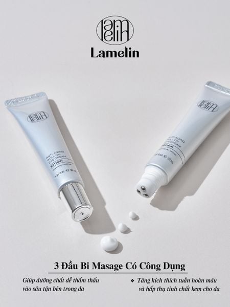 KEM MẮT LAMELIN ANTI-AGING ROLL ON EYE CREAM 30ML