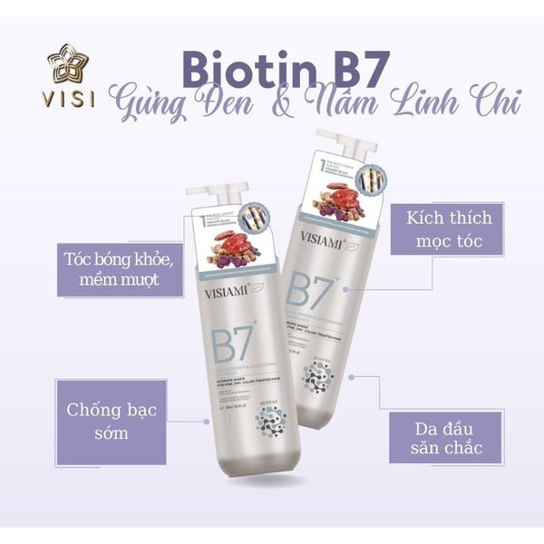 DẦU GỘI XẢ B7 VISIAMI