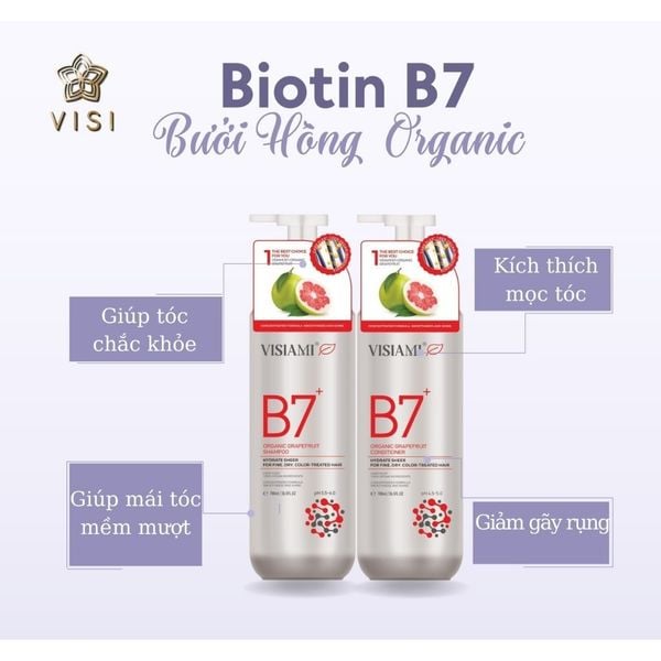DẦU GỘI XẢ B7 VISIAMI