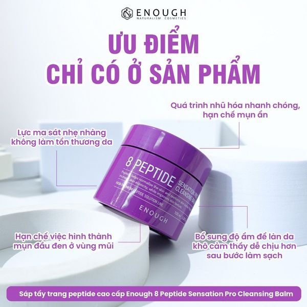 SÁP TẨY TRANG CAO CẤP ENOUGH PRO CLEANSING BALM 100ML