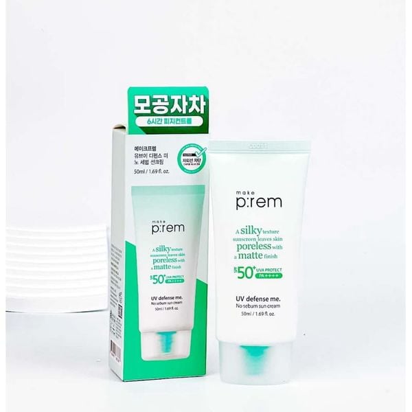 KEM CHỐNG NẮNG VẬT LÝ MAKE P:REM UV DEFENSE ME SUN CREAM 50ML