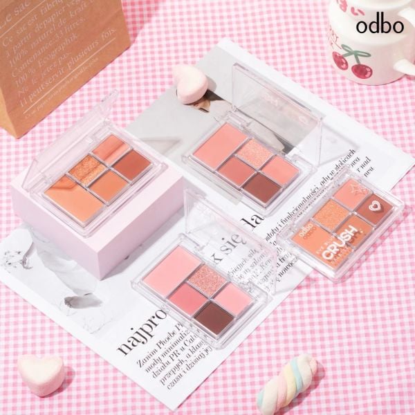 PHẤN MẮT & MÁ HỒNG ODBO EYE BLUSH CRUSH PALATTE ODS04