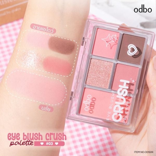PHẤN MẮT & MÁ HỒNG ODBO EYE BLUSH CRUSH PALATTE ODS04