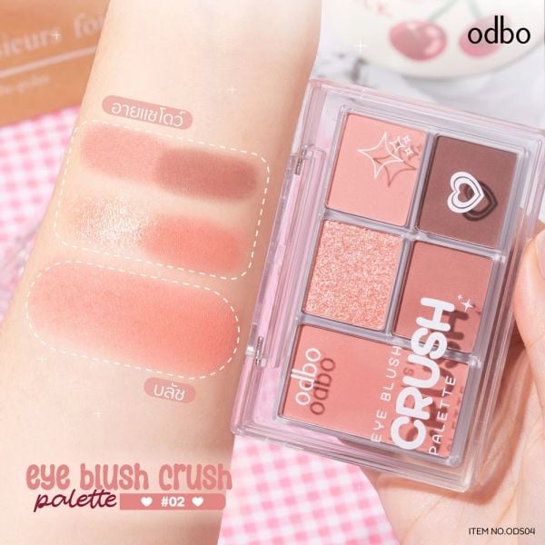 PHẤN MẮT & MÁ HỒNG ODBO EYE BLUSH CRUSH PALATTE ODS04