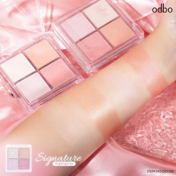 PHẤN BẮT SÁNG ODBO SIGNATURE 4 Ô OD1318