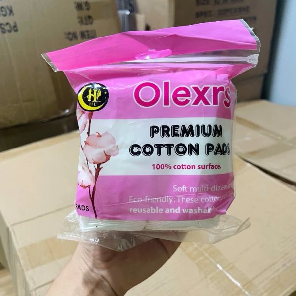 BÔNG TẨY TRANG OLEXRS PREMIUM COTTON PADS 100 MIẾNG