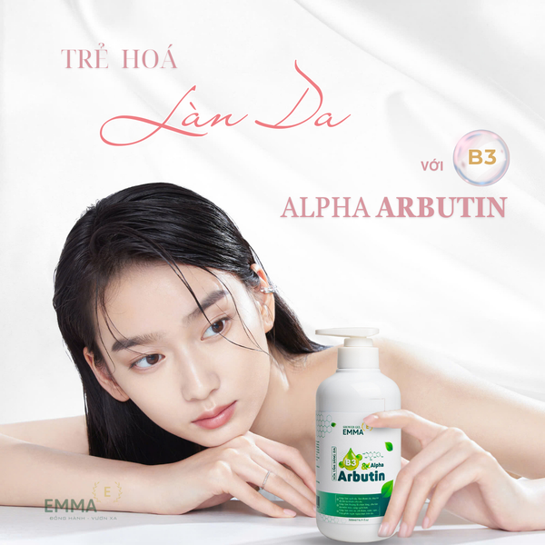 SỮA TẮM EMMA B3 & ALPHA ARBUTIN 500ML
