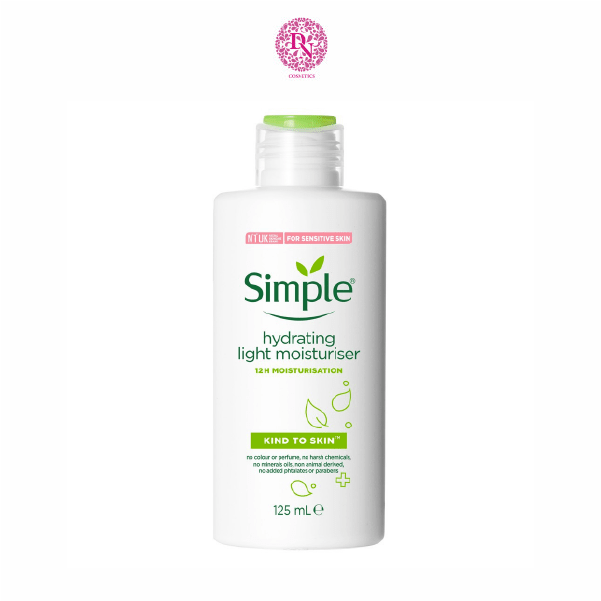 SỮA DƯỠNG DA SIMPLE KIND TO SKIN HYDRATING LIGHT MOISTURISER 125
