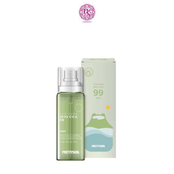 XỊT KHOÁNG RAU MÁ PRETTY SKIN THE PURE JEJU CICA 99 MIST 100ML [MUA 1 XỊT KHOÁNG TẶNG 1 MẶT NẠ OHESI 25K]