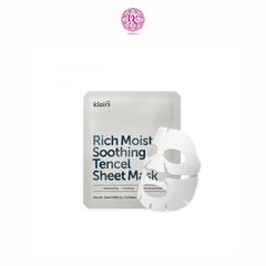 MẶT NẠ DƯỠNG ẨM DEAR KLAIRS RICH MOIST SOOTHING TENCEL SHEET MASK 25ML - MÀU XÁM