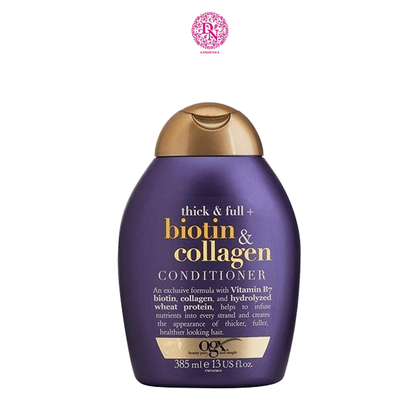 DẦU GỘI XẢ BIOTIN & COLLAGEN OGX 385ML MÀU TÍM