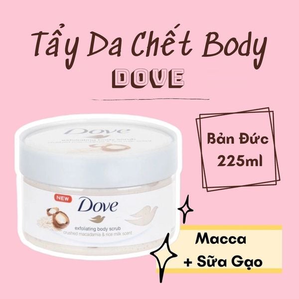 TẨY TẾ BÀO CHẾT CƠ THỂ DOVE EXFOLIATING BODY POLISH SCRUB CHIẾT XUẤT TRÁI LỰU 298G