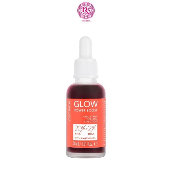 TINH CHẤT TẨY DA CHẾT CATRICE GLOW POWER BOOST AHA 20% + BHA 2% PEELING SOLUTION 30ML