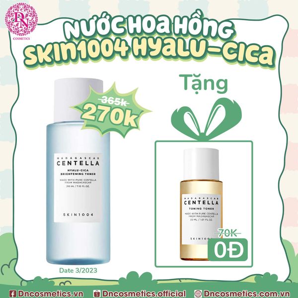 NƯỚC HOA HỒNG DƯỠNG ẨM & SÁNG DA SKIN1004 MADAGASCAR CENTELLA HYALU - CICA TONER 210ML