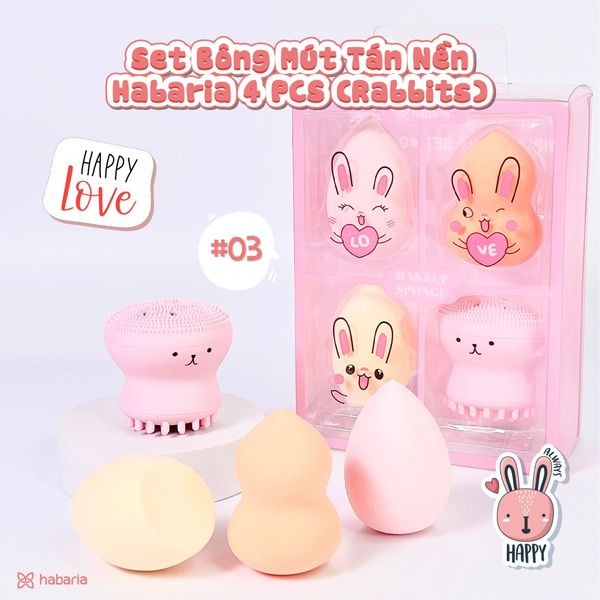 MÚT TRANG ĐIỂM HABARIA MAKEUP SPONGE