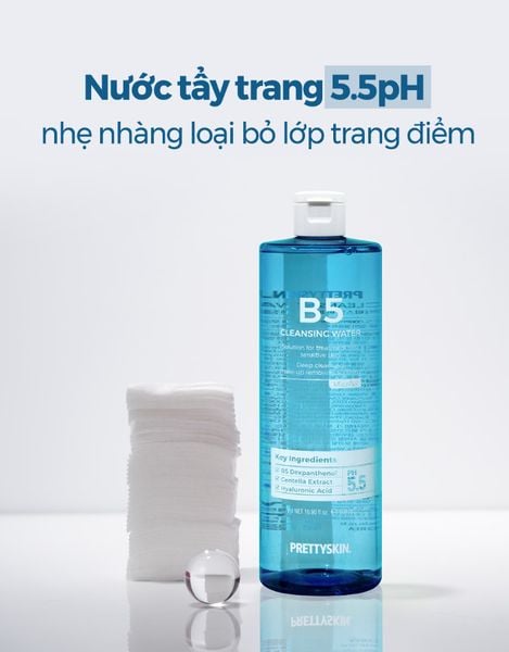 NƯỚC TẨY TRANG PRETTY SKIN CLEANSING WATER 500ML
