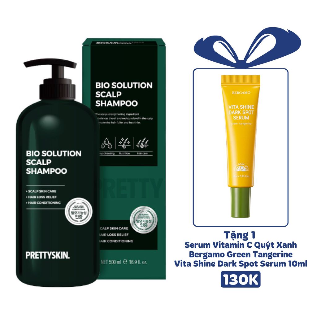 DẦU GỘI XẢ CHỐNG RỤNG TÓC SOLUTION SCALP PRETTY SKIN