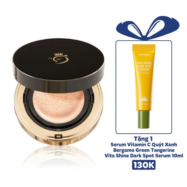 PHẤN NƯỚC PRETTY SKIN DRAMATIC CUSHION SPF50  [MUA 1 PHẤN NƯỚC TẶNG 1 SERUM VITAMIN C QUÝT XANH BERGAMO 10ML]