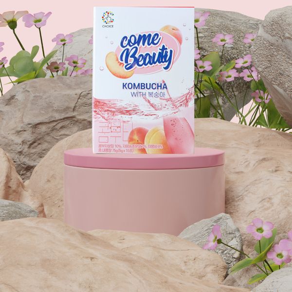 TRÀ KOMBUCHA COME BEAUTY KOMBUTEA HỘP 5 GÓI X 15G