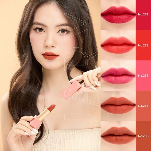 SON THỎI LÌ CAO CẤP JARY POWER MATTE LIPSTICK