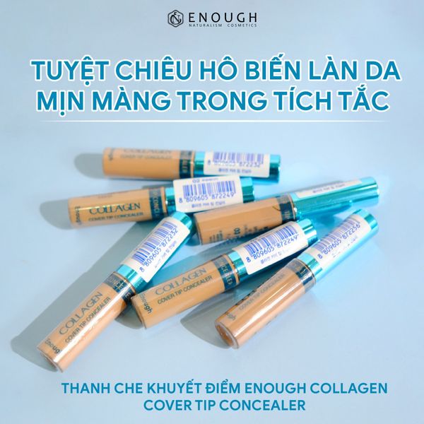 THANH CHE KHUYẾT ĐIỂM COLLAGEN ENOUGH COLLAGEN COVER TIP CONCEALER 9G