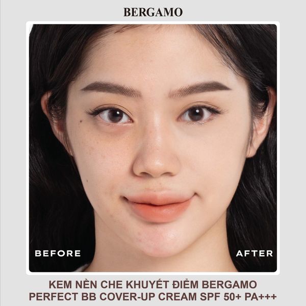 KEM NỀN CHE KHUYẾT ĐIỂM BERGAMO PERFECT BB COVER-UP CREAM (SPF 50+PA+++)