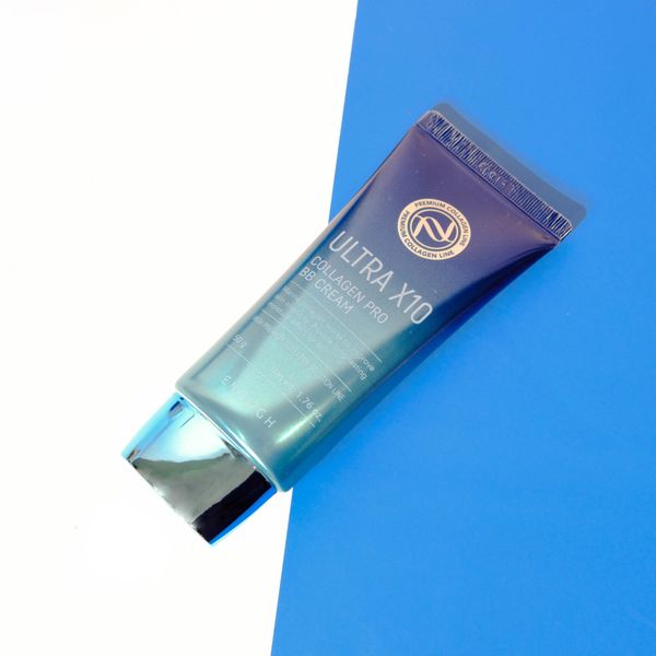 KEM NỀN BB CHE KHUYẾT ĐIỂM COLLAGEN CAO CẤP ENOUGH PREMIUM ULTRA X10 COLLAGEN BB CREAM 50G- MÀU XANH