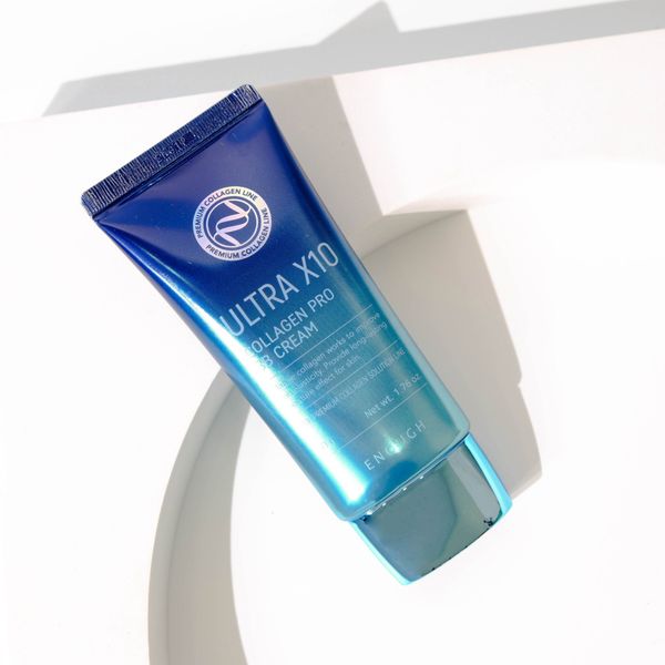 KEM NỀN BB CHE KHUYẾT ĐIỂM COLLAGEN CAO CẤP ENOUGH PREMIUM ULTRA X10 COLLAGEN BB CREAM 50G- MÀU XANH