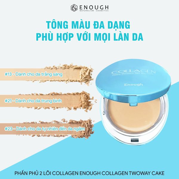 PHẤN PHỦ 2 LÕI COLLAGEN ENOUGH TWOWAY CAKE