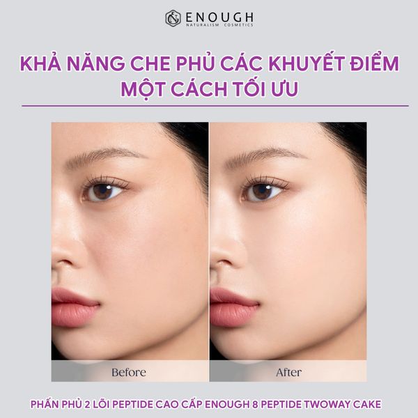 PHẤN PHỦ 2 LÕI CAO CẤP ENOUGH PREMIUM TWOWAY CAKE 13G+13G