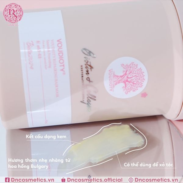 HẤP PHỤC HỒI TÁI SINH TÓC BIOTIN & COLLAGEN VOUDIOTY REPAIRING HAIR MASK 500ML