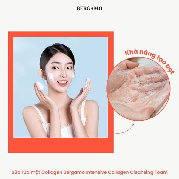 SỮA RỬA MẶT BERGAMO INTENSIVE CLENASER FOAM 120ML