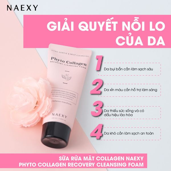 SỮA RỬA MẶT NAEXY RECOVERY CLEANSING FOAM 100ML