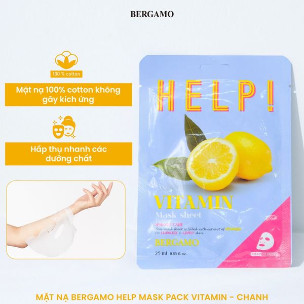 MẶT NẠ BERGAMO HELP MASK PACK