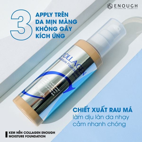 KEM NỀN COLLAGEN MOISTURE ENOUGH FOUNDATION SPF15