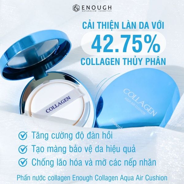 PHẤN NƯỚC COLLAGEN ENOUGH COLLAGEN AQUA AIR CUSHION 15G