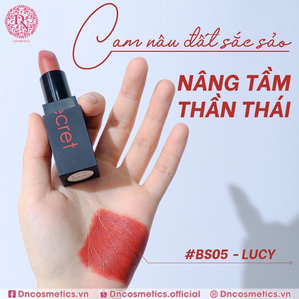 SON THỎI LÌ BL SECRET SOFT MATTE LIPSTICK 3.8G