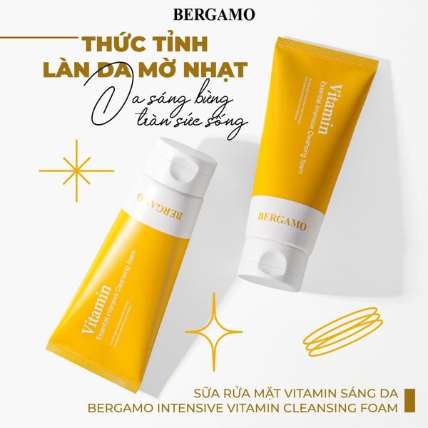 SỮA RỬA MẶT BERGAMO INTENSIVE CLENASER FOAM 120ML