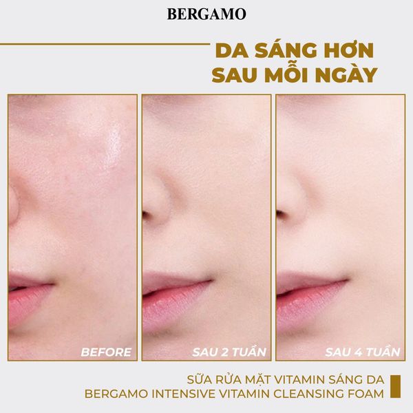 SỮA RỬA MẶT BERGAMO INTENSIVE CLENASER FOAM 120ML