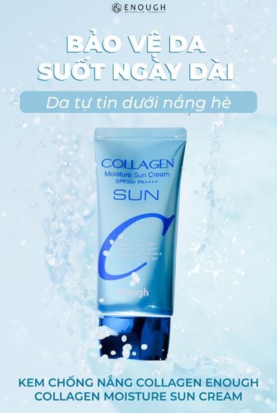 KEM CHỐNG NẮNG COLLAGEN ENOUGH COLLAGEN MOISTURE SUN CREAM 50ML