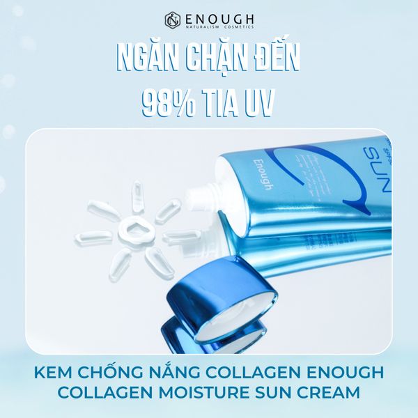 KEM CHỐNG NẮNG COLLAGEN ENOUGH COLLAGEN MOISTURE SUN CREAM 50ML