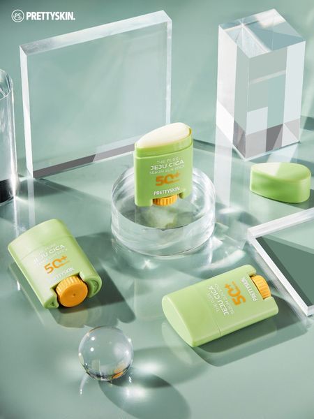 KEM CHỐNG NẮNG RAU MÁ PRETTY SKIN THE PURE JEJU CICA SEBUM SUN STICK DẠNG LĂN
