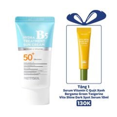 KEM CHỐNG NẮNG HỖ TRỢ PHỤC HỒI PRETTY SKIN HYDRA B5 SUN CREAM 70ML [MUA 1 KEM CHỐNG NẮNG TẶNG 1 SERUM VITAMIN C QUÝT XANH BERGAMO 10ML]