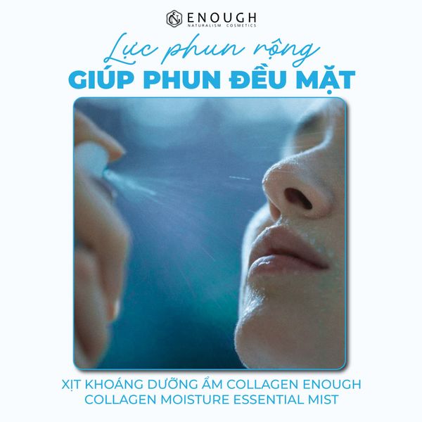 XỊT KHOÁNG DƯỠNG ẨM COLLAGEN ENOUGH COLLAGEN MOISTURE ESSENTIAL MIST 100ML