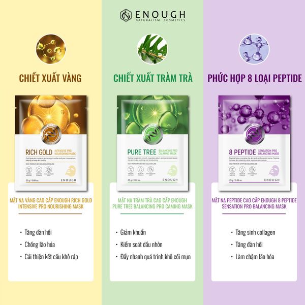 MẶT NẠ CAO CẤP ENOUGH PREMIUM MASK 25G
